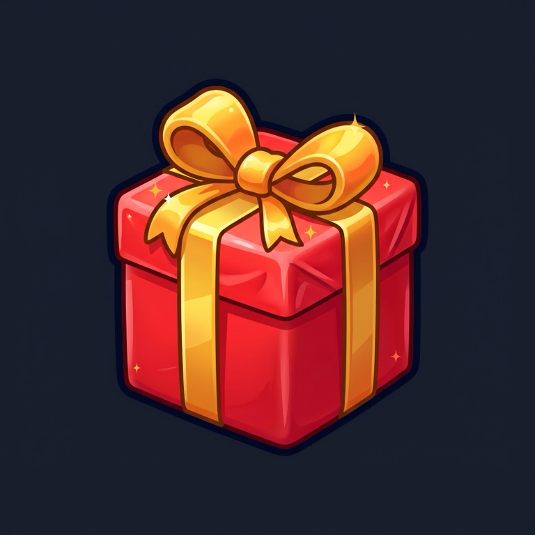 A wrapped present